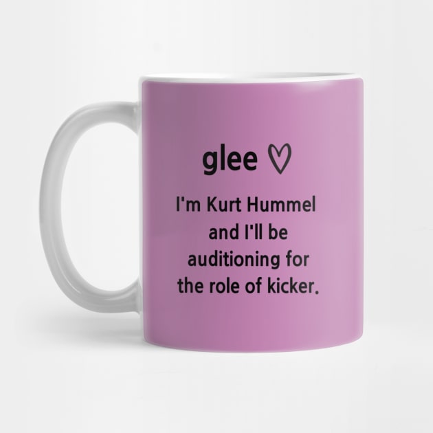 Glee/Kurt/Role of Kicker by Said with wit